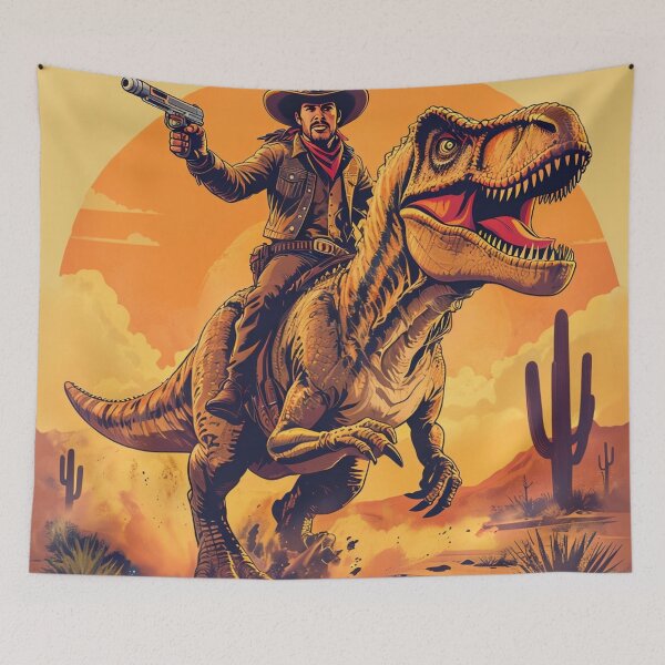 Item preview, Cowboy on dinosaur designed and sold by Andrewstg.