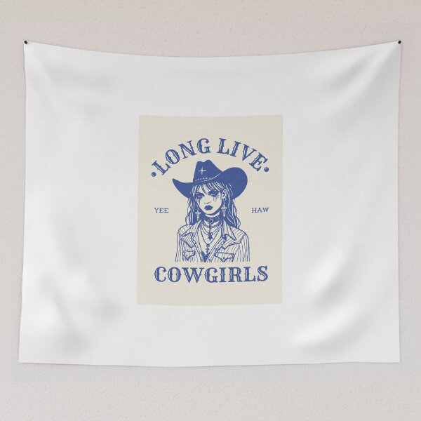 Item preview, Long Live Cowgirls Illustration designed and sold by Divya-Hirodiya.