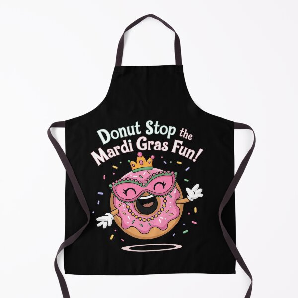 Item preview, Donut Stop the Mardi Gras Fun! designed and sold by MagicWander.