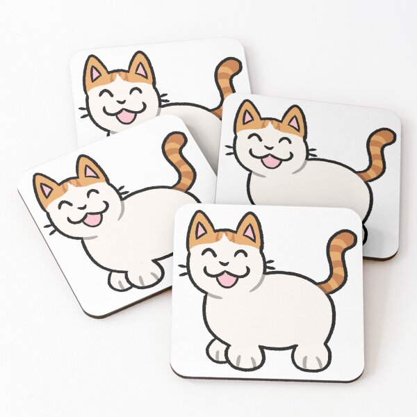 Item preview, Silly Marmalade Orange and White Van Mackeral Tabby Cat designed and sold by ZorriSparkles.