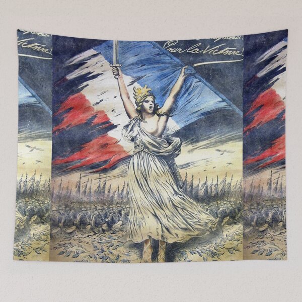 Item preview, Liberte Liberty En France Scott Marianne French Flag WWI Loan Advert vintage designed and sold by Vintage Designs +.