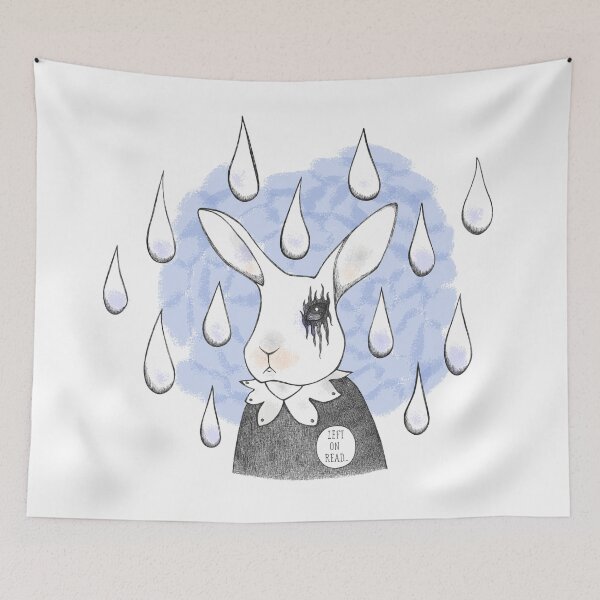 Item preview, Sad Bunny: Left On Read designed and sold by Covengirl666.