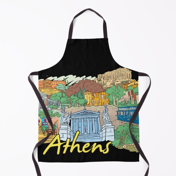 Item preview, Athens Skyline Sketch designed and sold by DarylWelsh2024.