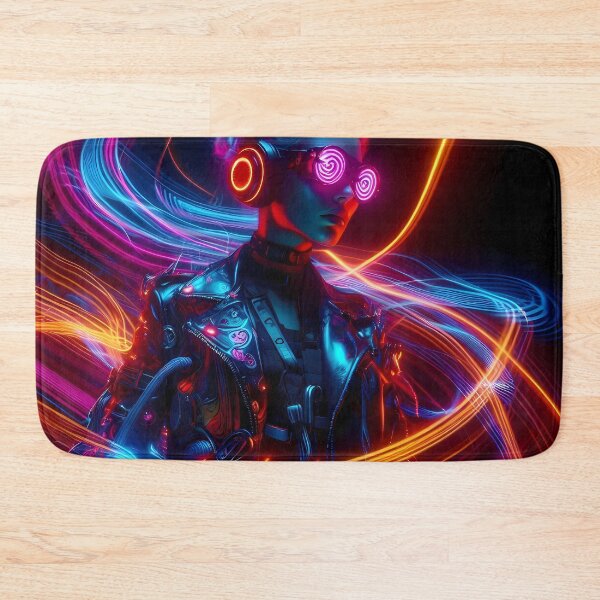 Item preview, Light painted Girl DJ designed and sold by Vibranta Studio.