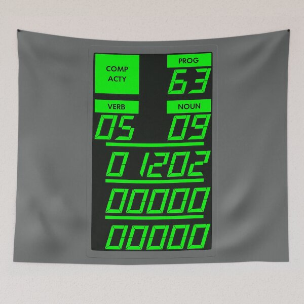 Item preview, Apollo 11 DSKY Electroluminescent Display, Alarm Code 1202 designed and sold by Old Curiosity.