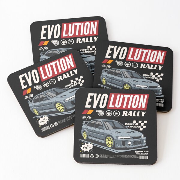 Item preview, Retro Comic Japanese JDM Evolution Rally Racing designed and sold by SECTOR EIGHT.