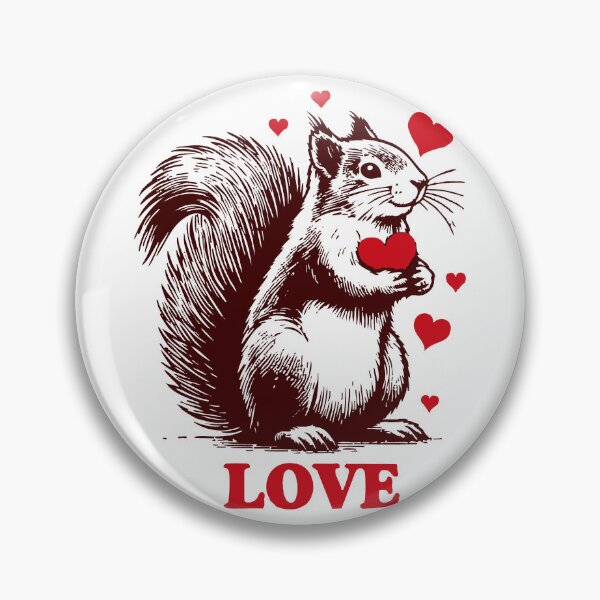 Item preview, Squirrel Love Valentines Day designed and sold by TomFrontierArt.