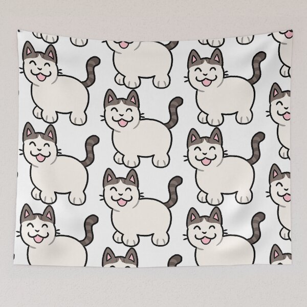 Item preview, Silly Brown and White Van Mackeral Tabby Cat designed and sold by ZorriSparkles.