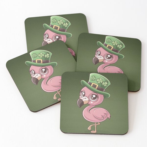 Item preview, Festive Flamingo's St. Patrick's Cheer designed and sold by NeatThingLover.