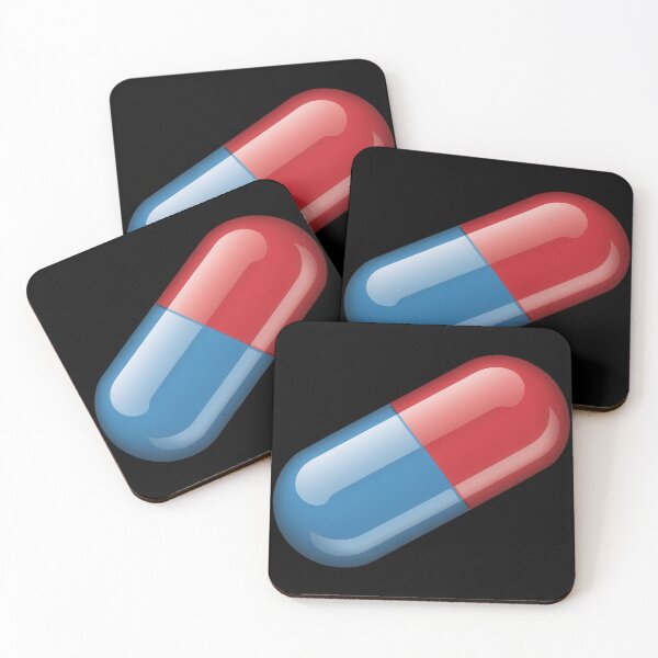 Item preview, Red Pill Blue Pill designed and sold by Angry Swan Designs.