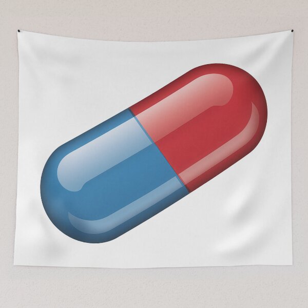 Item preview, Red Pill Blue Pill designed and sold by Angry Swan Designs.