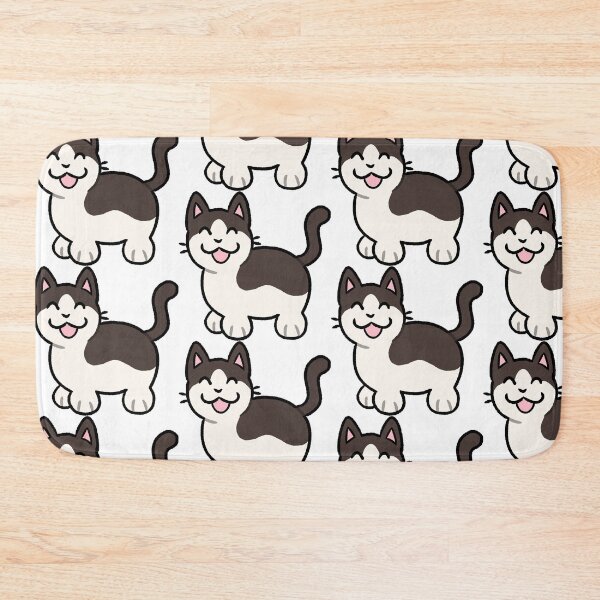 Item preview, Silly Chocolate and White Bicolor Cat designed and sold by ZorriSparkles.