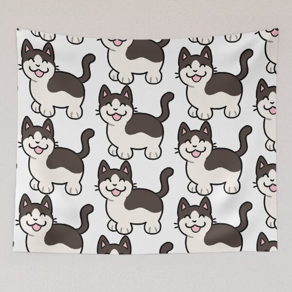 Item preview, Silly Chocolate and White Bicolor Cat designed and sold by ZorriSparkles.