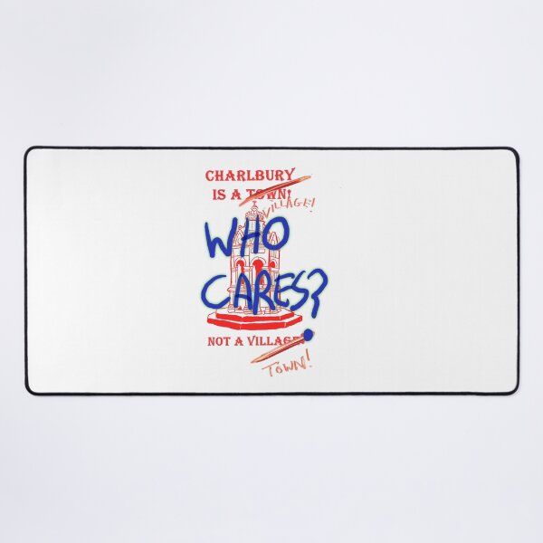 Item preview, Charlbury Town vs Charlbury Village who cares? designed and sold by Christopher Geary.