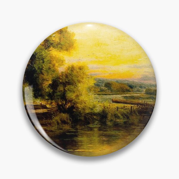 Item preview, Sunset River Landscape designed and sold by tomorrowsart.