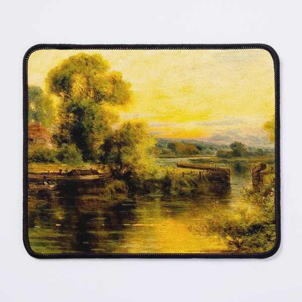 Item preview, Sunset River Landscape designed and sold by tomorrowsart.