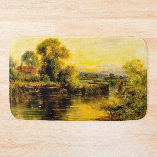 Item preview, Sunset River Landscape designed and sold by tomorrowsart.