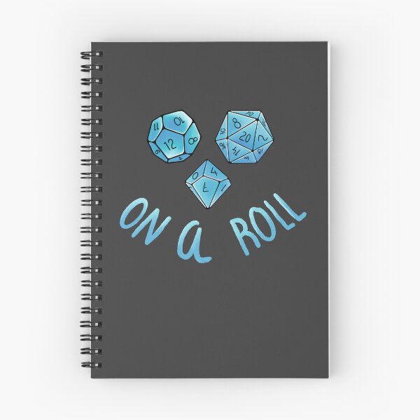 Item preview, Nerd role player design with D12, D20 and D10 dice that says "On A Roll" designed and sold by AlexandraGregor.