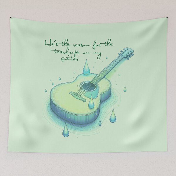 Item preview, teardrops on my guitar (taylors version) designed and sold by sadieillust.