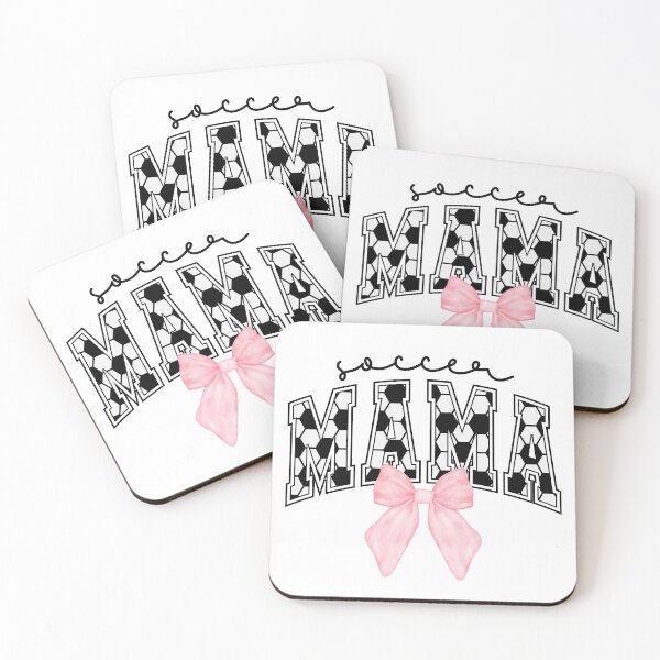 Item preview, Coquette Soccer Mom Cute Soccer Mama Pink Bow designed and sold by SarahFinnDesign.