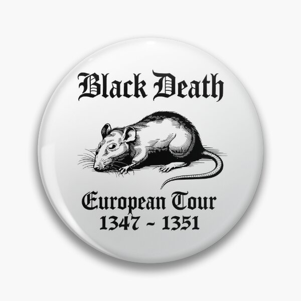 Item preview, Black Death European Tour designed and sold by Angry Swan Designs.