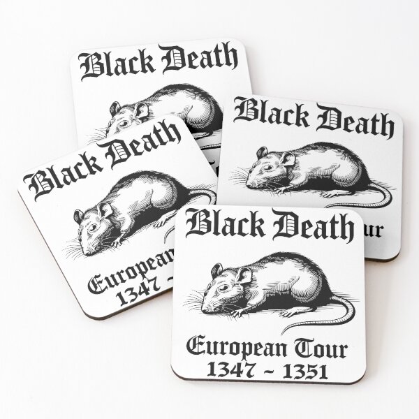 Item preview, Black Death European Tour designed and sold by Angry Swan Designs.