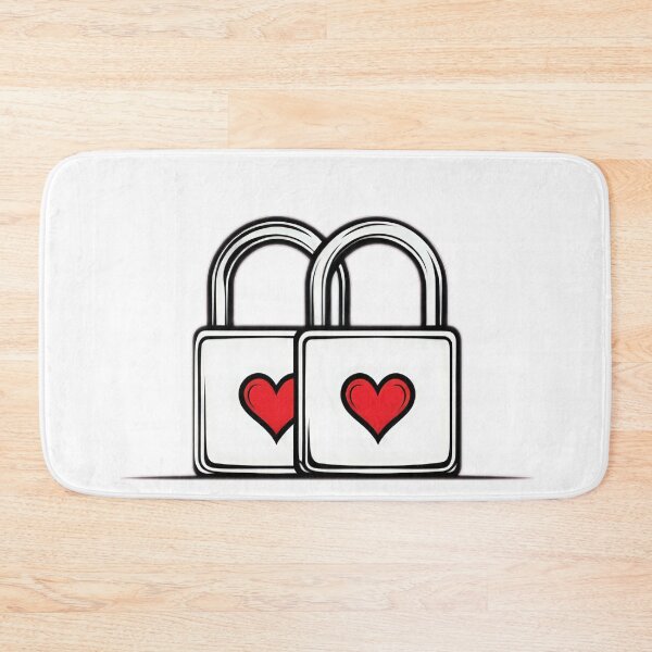 Item preview, Valentines Day heart padlocks,valentine heart,valentine art,valentine design designed and sold by Expressions-Sel.