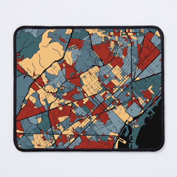 Item preview, Barcelona Spain City Map Art designed and sold by Stadify.