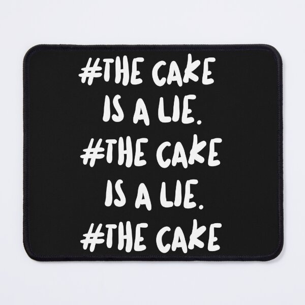 Item preview, #THE CAKE IS A LIE. designed and sold by GreenKaiju studio.