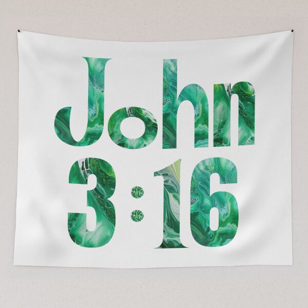 Item preview, John 3:16 - Flow Art / Pour Painting - jdp-14-0003 designed and sold by ANomadDesigns.