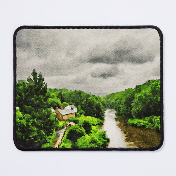 Item preview, Scenic watercolor of the River Severn in the West Midlands, Englland designed and sold by GestaltImagery.