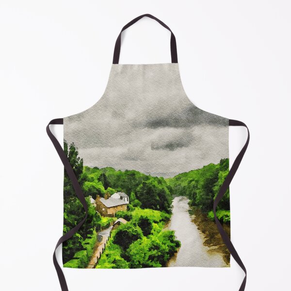 Item preview, Scenic watercolor of the River Severn in the West Midlands, Englland designed and sold by GestaltImagery.