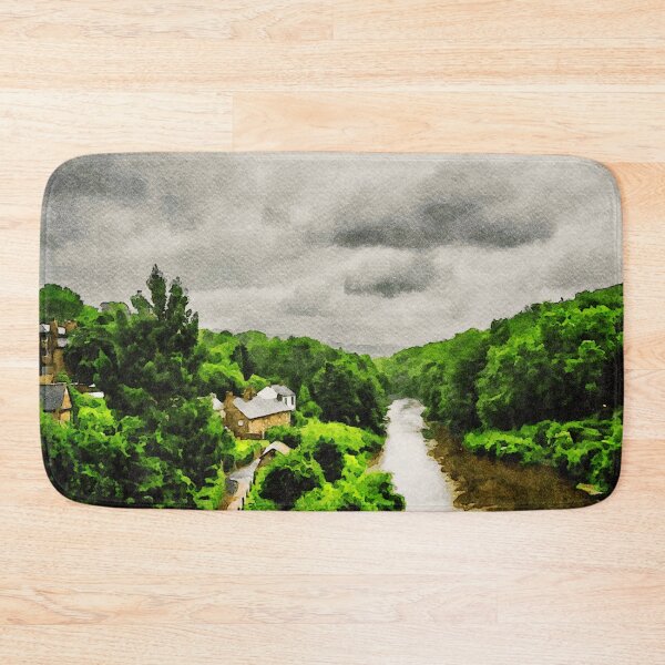 Item preview, Scenic watercolor of the River Severn in the West Midlands, Englland designed and sold by GestaltImagery.