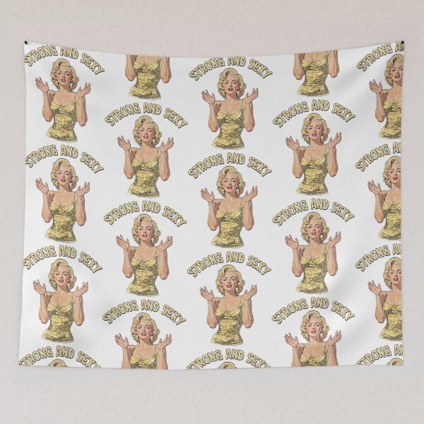 Item preview, Sparkling Marilyn: Retro Strong & Sexy designed and sold by Hen-C-Art.