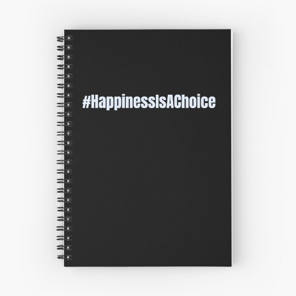 Item preview, #HappinessIsAChoice designed and sold by CrazyBYT.