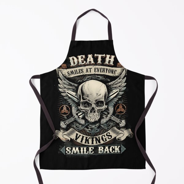 Item preview, Death Smiles at Everyone Viking Smile Back designed and sold by StreetArtPro.