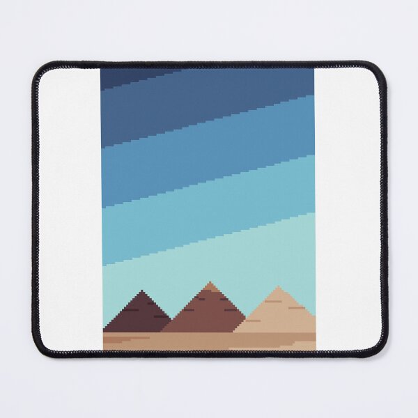 Item preview, Pyramid Giza Khafre Menkaure pixel art designed and sold by Ekira Pop Pixel.