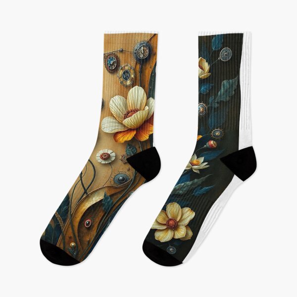 Item preview, A Beautiful Flower Garden painting inspired by Gustav Klimt designed and sold by Vintage Designs +.