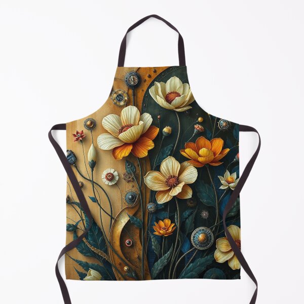 Item preview, A Beautiful Flower Garden painting inspired by Gustav Klimt designed and sold by Vintage Designs +.