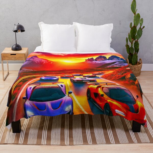 Item preview, Supercar Meet in the Italian Alps at Sunset designed and sold by GrizzlyCollective.