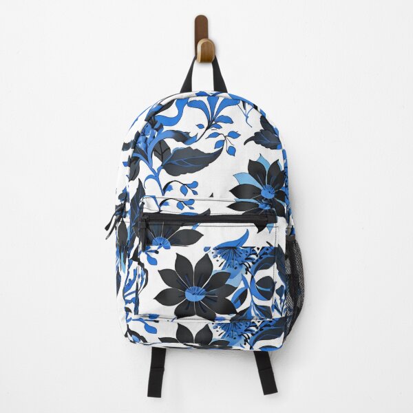 Item preview, Blue and Black Floral designed and sold by elizabethdancer.