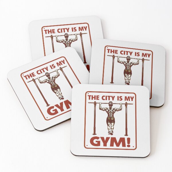 Item preview, The City Is My Gym Muscle In Urban Shades designed and sold by SplashTastic.