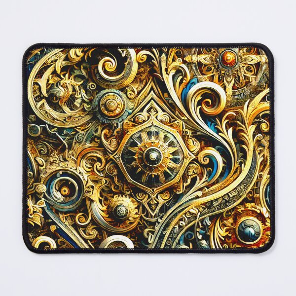 Item preview, Luxurious Gold Intricate Metal Pattern designed and sold by GrizzlyCollective.