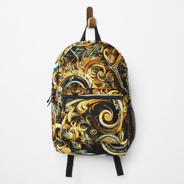 Item preview, Luxurious Gold Intricate Metal Pattern designed and sold by GrizzlyCollective.