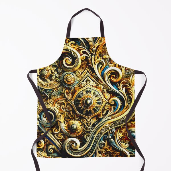 Item preview, Luxurious Gold Intricate Metal Pattern designed and sold by GrizzlyCollective.