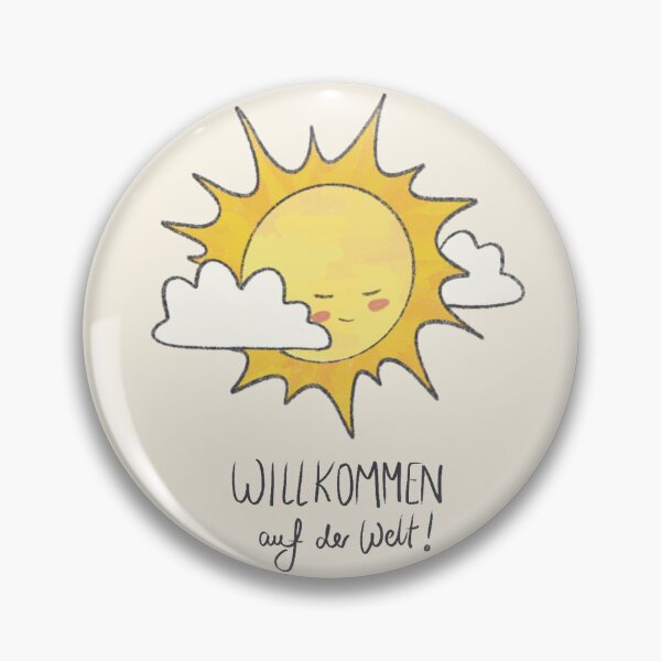 Artikelvorschau, Willkommen auf der Welt – Sanftes Sonnen-Design für Babys entworfen und verkauft von Laura Hartleif.