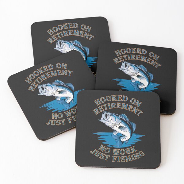Item preview, Hooked On Retirement: No Work, Just Fishing, The Dream Life Begins. designed and sold by elynne9.