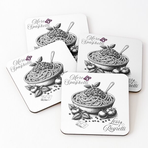Item preview, More Spaghetti Less Regretti designed and sold by vividideas.