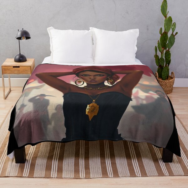 Item preview, Beautiful Romani Gypsy girl illustration designed and sold by Vintage Designs +.