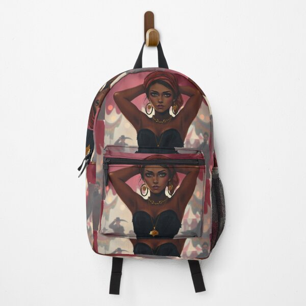 Item preview, Beautiful Romani Gypsy girl illustration designed and sold by Vintage Designs +.